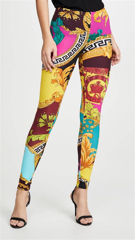 versace jean leggings|Versace inspired leggings.